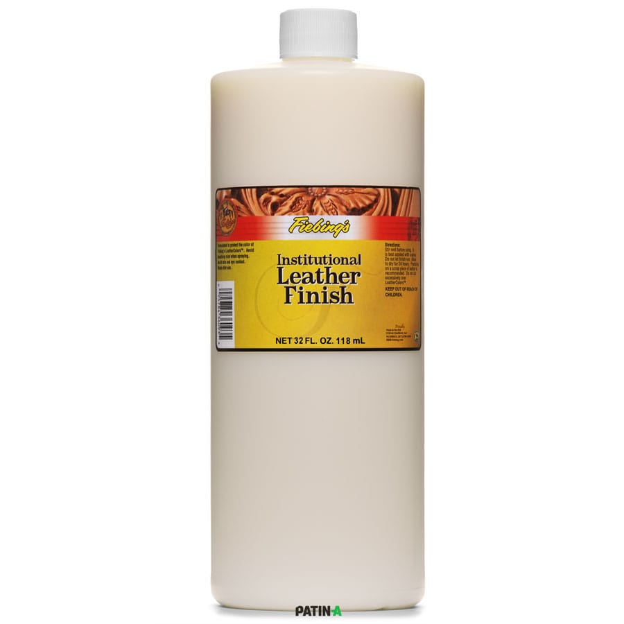 Fiebings LeatherColor Finish ist ein nicht-brennbares, ungiftiges & hochwertiges Finish