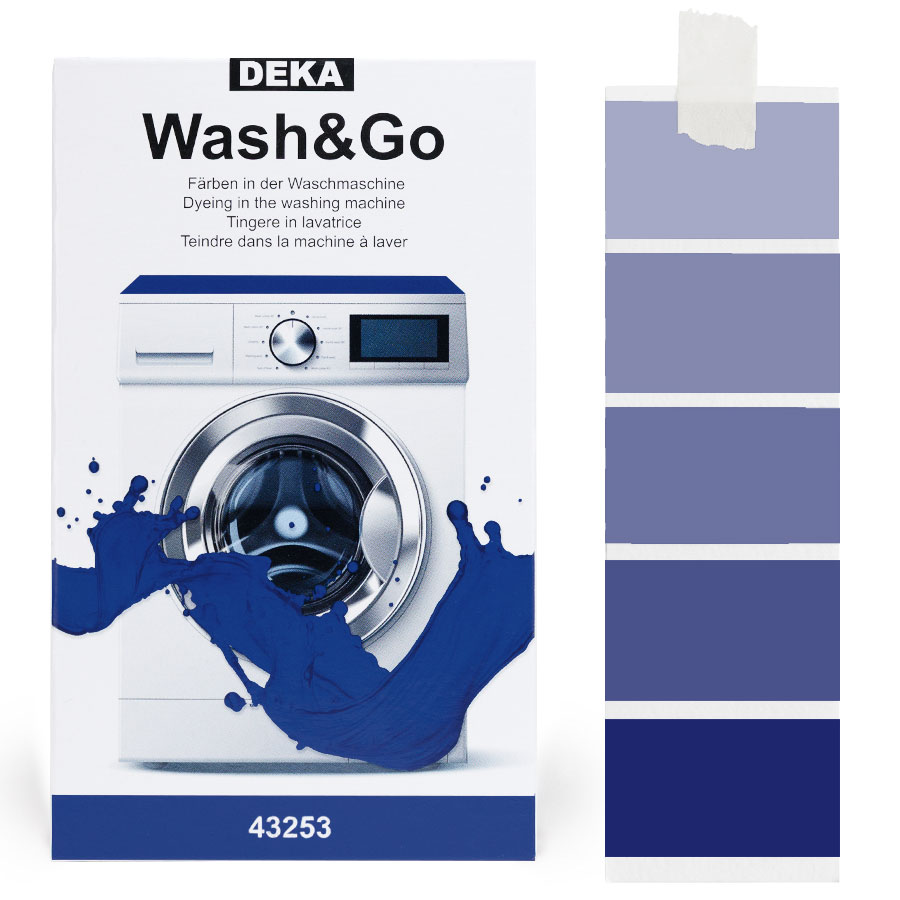 DEKA Wash & Go Jeans DEKA Wash & Go machine fabric dye Jeans with colour gradient
