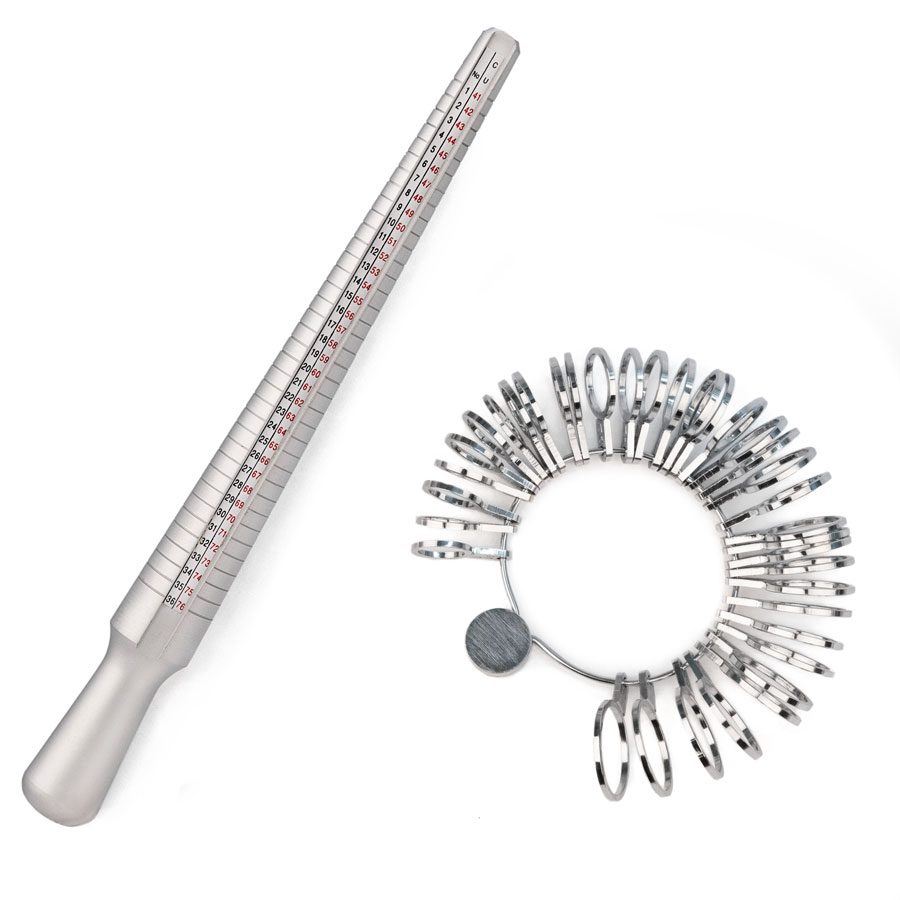 Kit De 9 Outils Pour Mesurer Et Ajuster Les Bagues - Mandrin, Jauge, Marteau Caoutchouc, Pince… Parfait Pour Bijouterie DIY Ou Réparation
