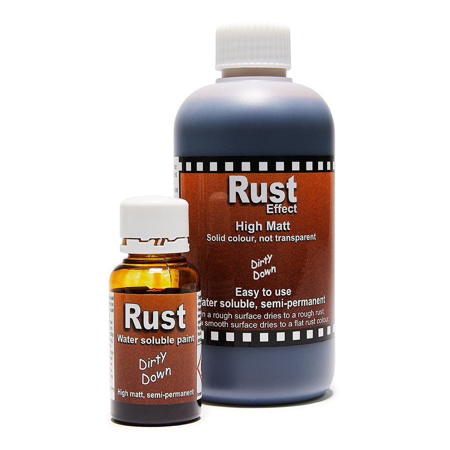 Dirty Down Rust 25 et 250 ml Peinture effet rouille Dirty Down Rust en 25 ml et 250 ml