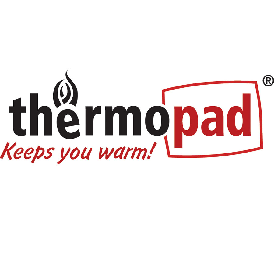 Thermopad Insole Warmer Thermopad logo with the slogan Keeps you warm