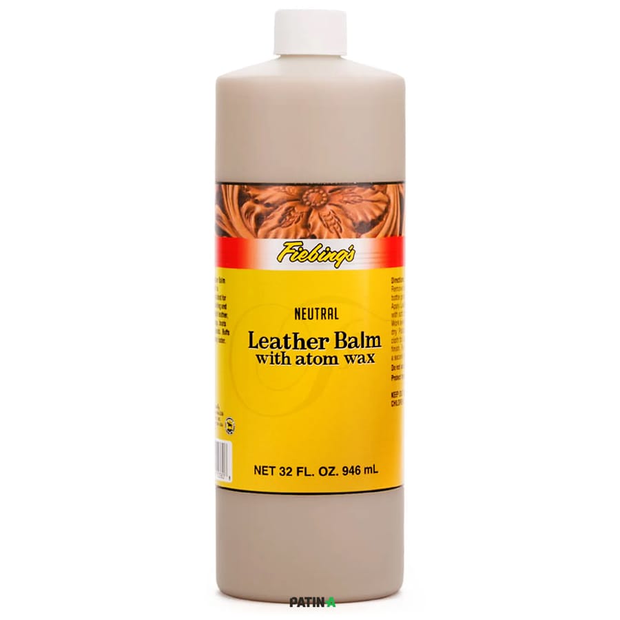 Fiebing's Lederbalsam mit Atomwachs ist ein speziell formuliertes, flüssiges Wachsfinish zum Nachfärben, Weichmachen und Polieren von Glattleder.