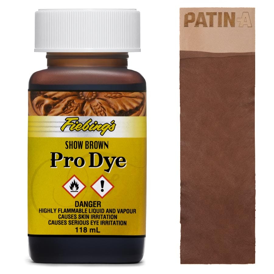 Fiebing’s Pro Dye Lederfarbe ist auf Öl- und Alkoholbasis und gilt in Fachkreisen als beste und hochwertigste Lederfarbe auf dem Markt.