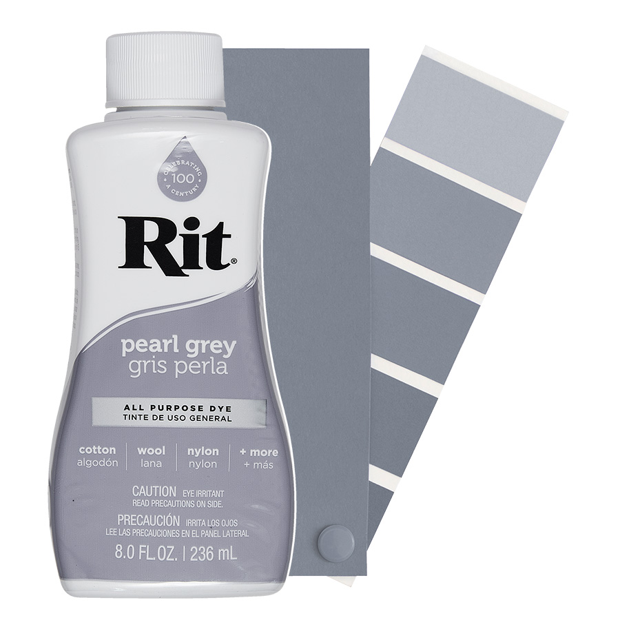 Rit All-Purpose Dye Pearl Grey 236 ml Flasche Rit All-Purpose Dye flüssig Pearl Grey 236 ml mit Farbverlauf