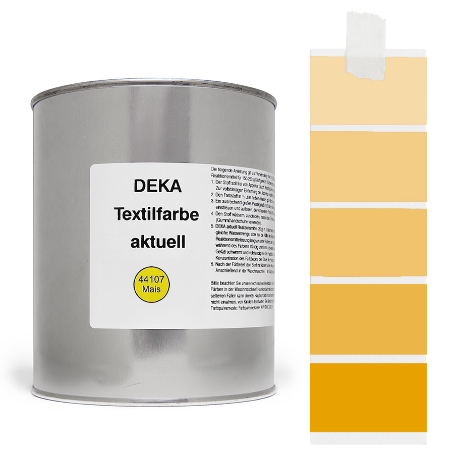 DEKA aktuell Mais 500 g Dose DEKA aktuell Textilfarbe Mais 500 g mit Farbverlauf