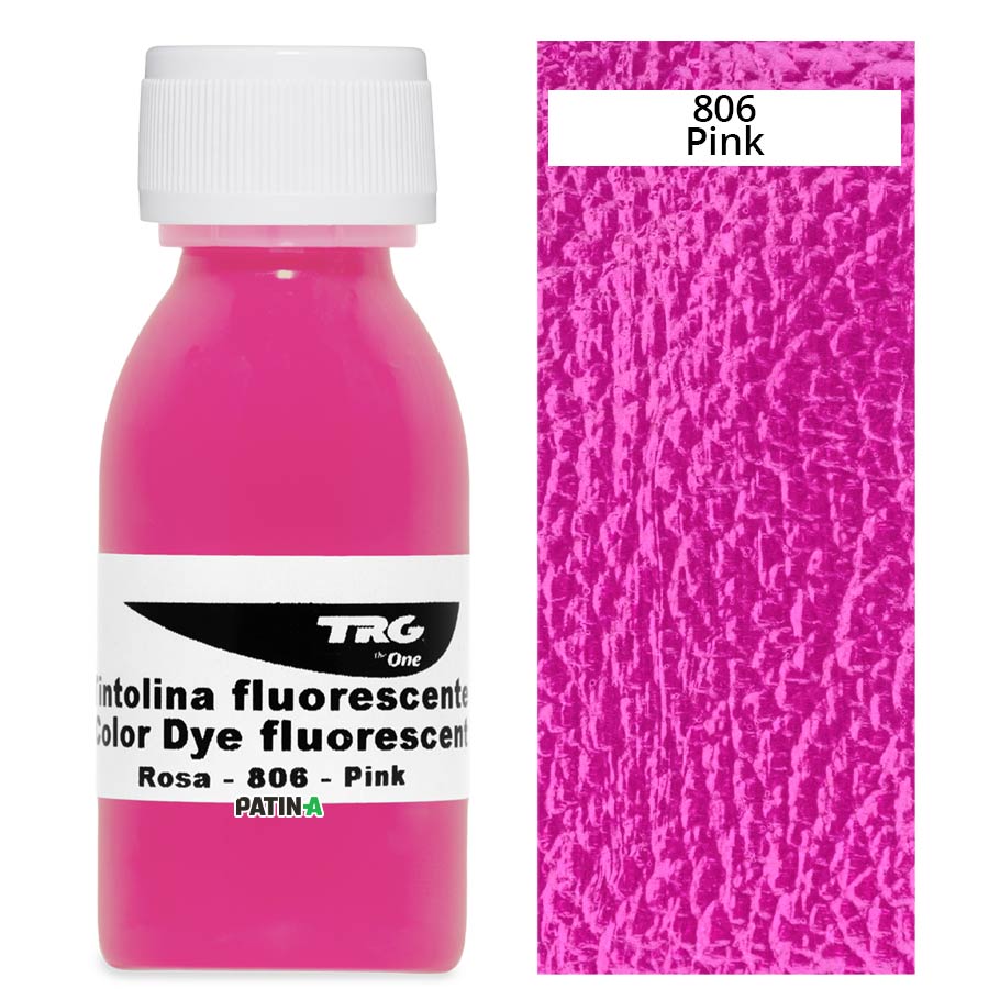 TRG Tintolina Neon-Lederfarbe Lederwaren problemlos umfärben oder dekorieren. Ideal für glattes Leder, Kunstleder, Leinwand, Holz etc.