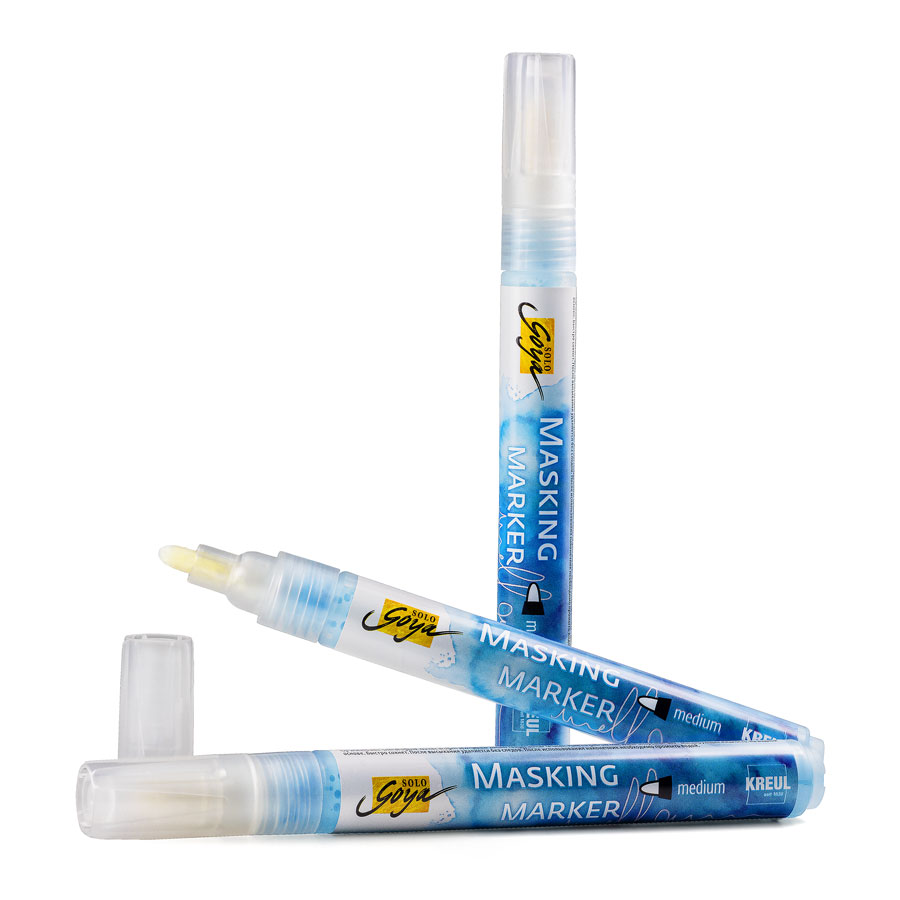 Kreul Solo Goya Masking Marker Medium 2-4 mm Drei Kreul Solo Goya Masking Marker Medium