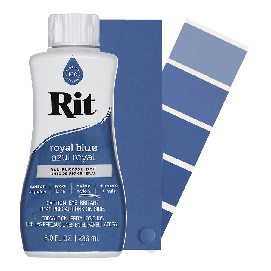 Rit All-Purpose Dye Royal Blue 236 ml Flasche Rit All-Purpose Dye flüssig Royal Blue 236 ml mit Farbverlauf