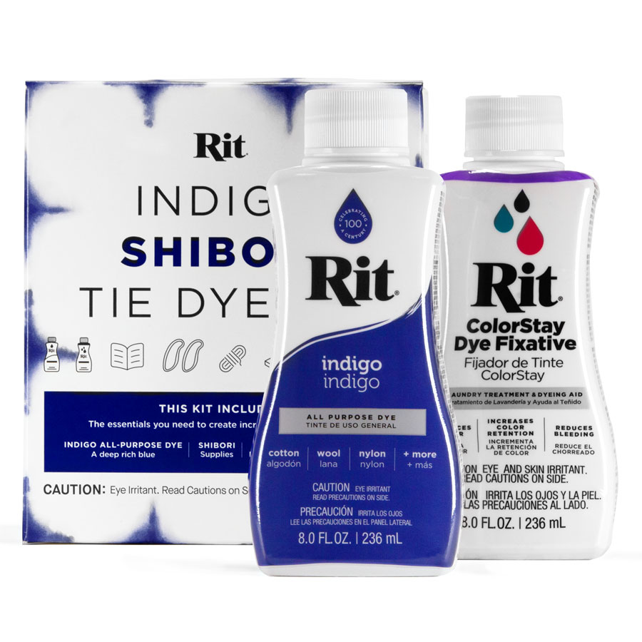 Rit Indigo Shibori Tie Dye Kit Indigoblau Färbeset