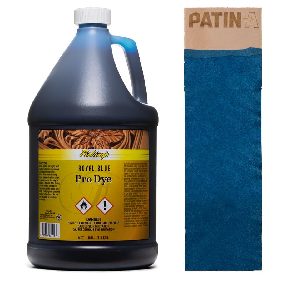 Fiebing’s Pro Dye Lederfarbe ist auf Öl- und Alkoholbasis und gilt in Fachkreisen als beste und hochwertigste Lederfarbe auf dem Markt.