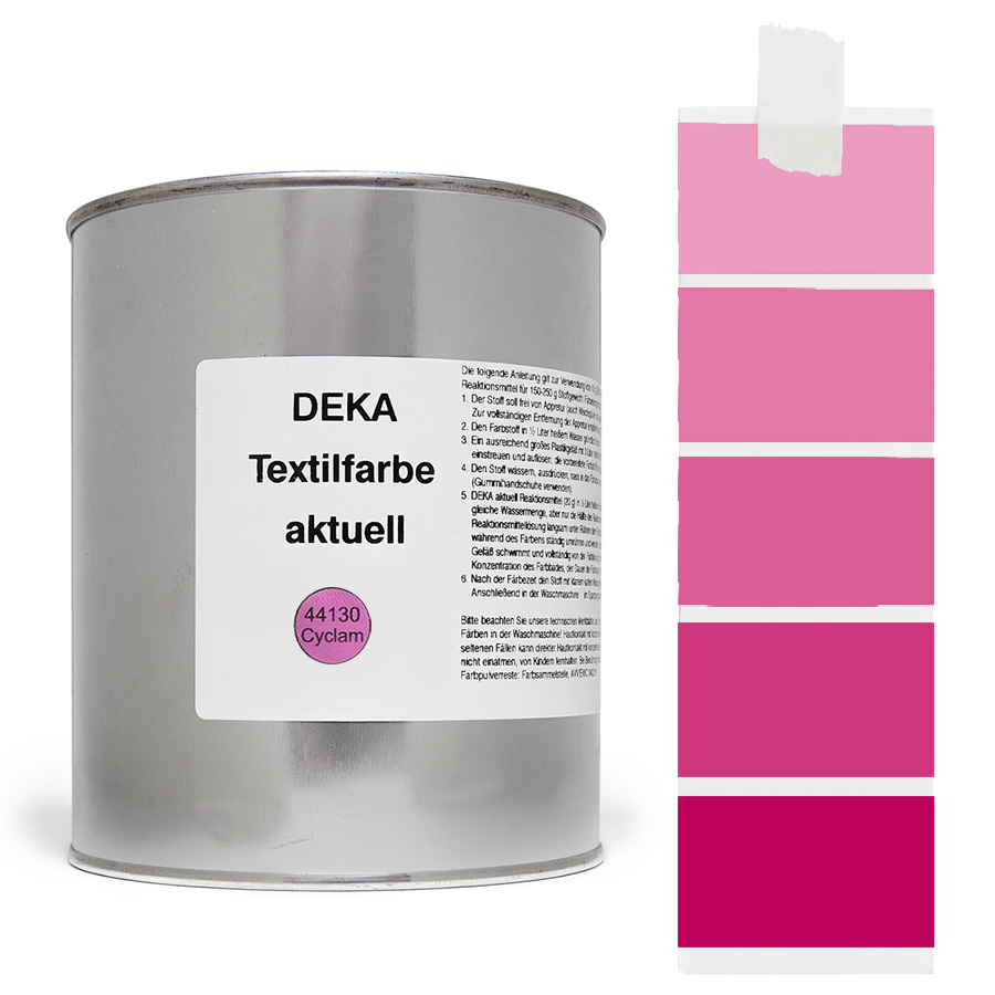 DEKA aktuell Cyclam 500 g Dose DEKA aktuell Textilfarbe Cyclam 500 g mit Farbverlauf