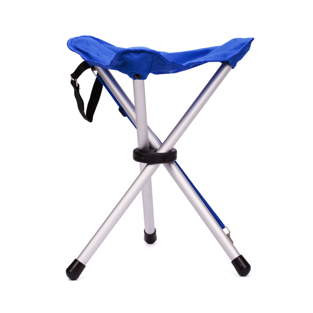 Dreibeinhocker Coghlans Coghlans Dreibeinhocker aus Alu mit blauem Sitz