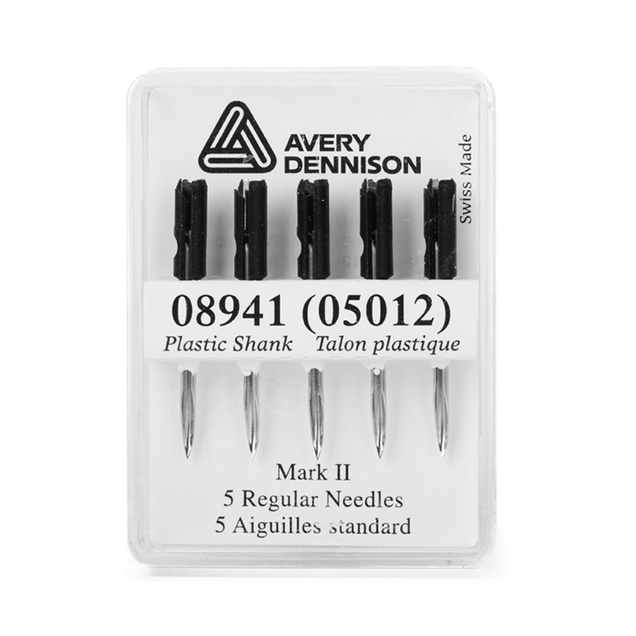 Ersatznadeln Mark III Vorderseite Avery Dennison Ersatznadeln Mark II und III, Vorderseite