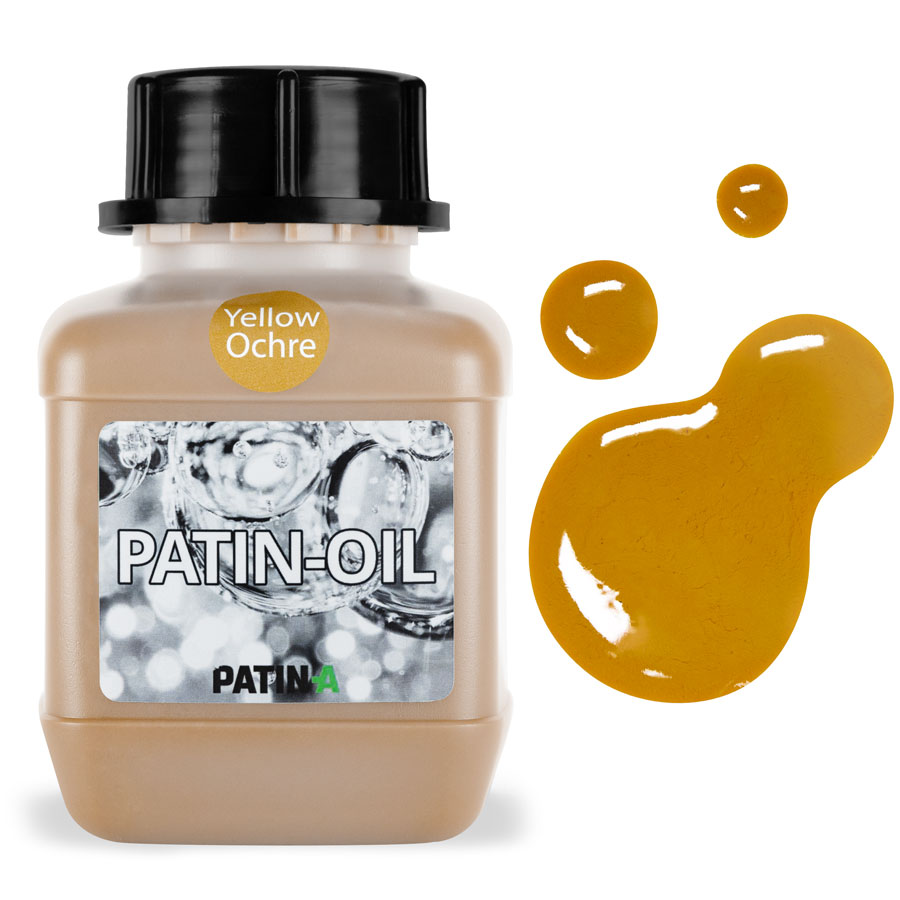 PATIN-OIL Ocker (Gelblich) ist das ideale Patiniermittel für Schuh- & Textilpatinierung, Öl-Patinierung, Schuhpatinierung, Textilpatinierung, Kostümpatinierung, Kostümpatina, Textilpatina, PATIN-OIL, feuchte Patina, Schmutzränder
