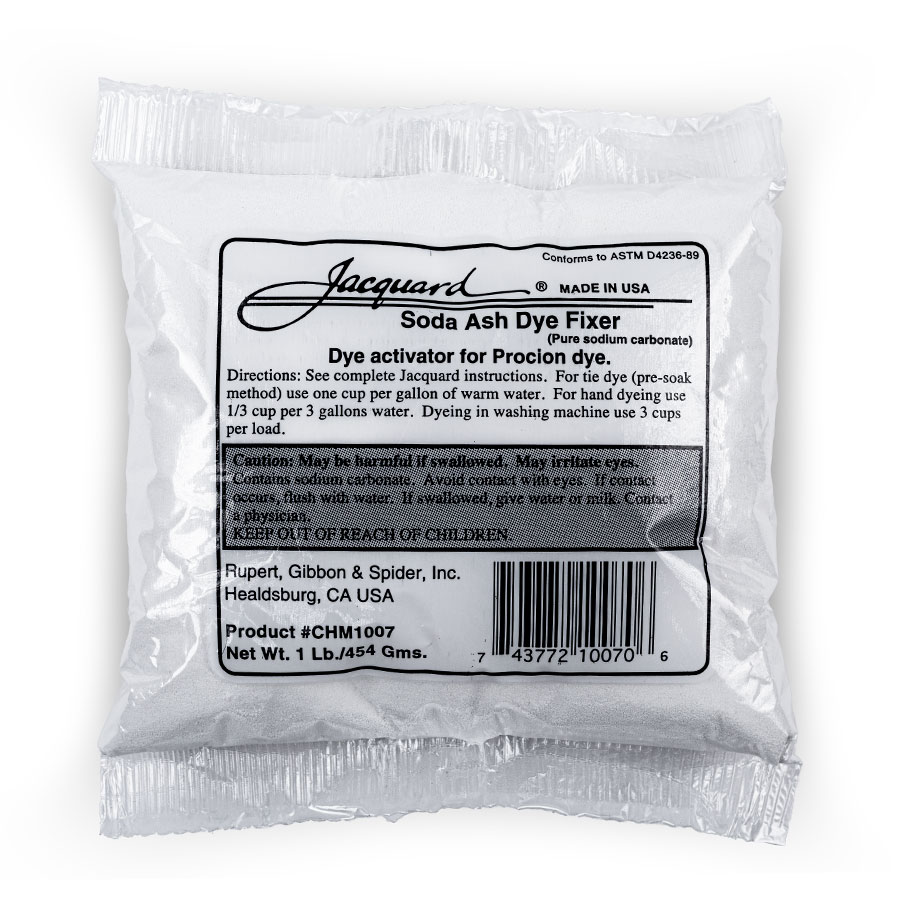 Jacquard Soda Ash Natriumkarbonat Beutel Jacquard Soda Ash Farbfixierer für Procion
