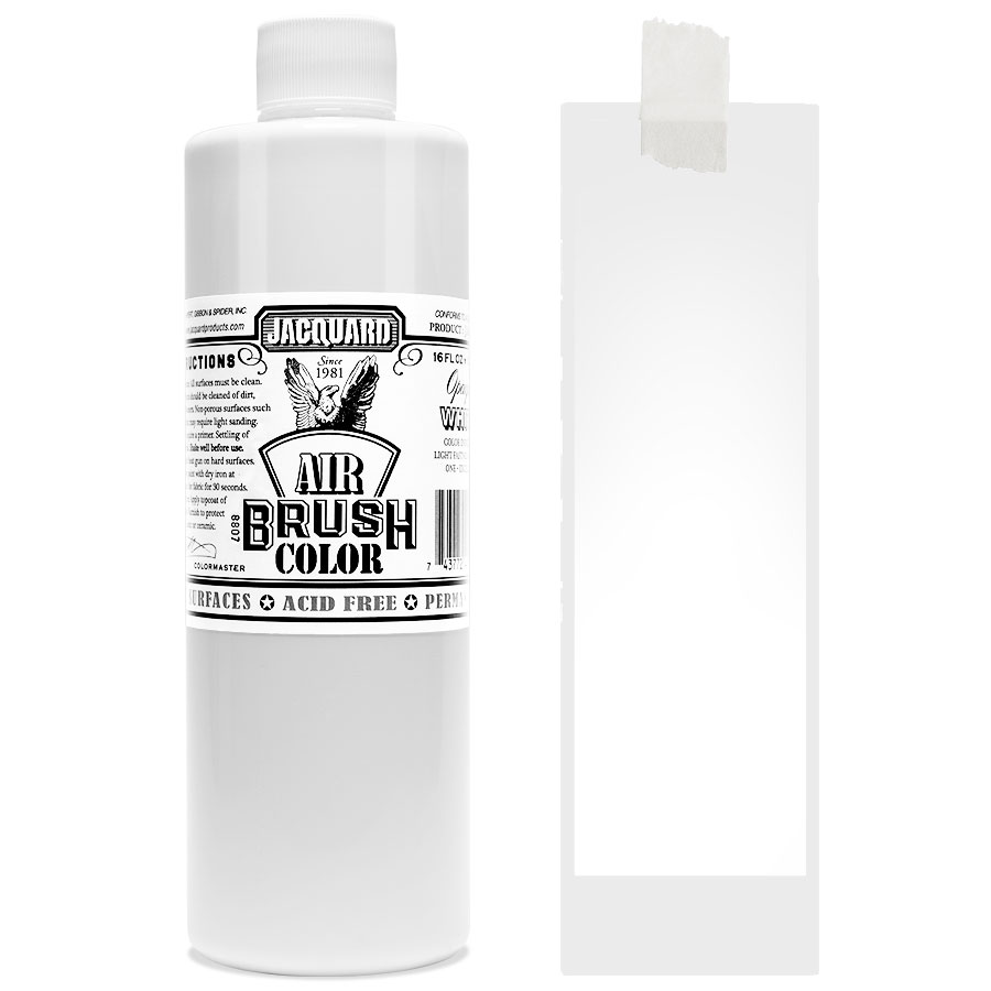 Jacquard Deckend Airbrush color 207 White ist gut geeignet für Schuhe & Sneakers und sie ist extrem flexibel, reisst & blättert nicht ab.