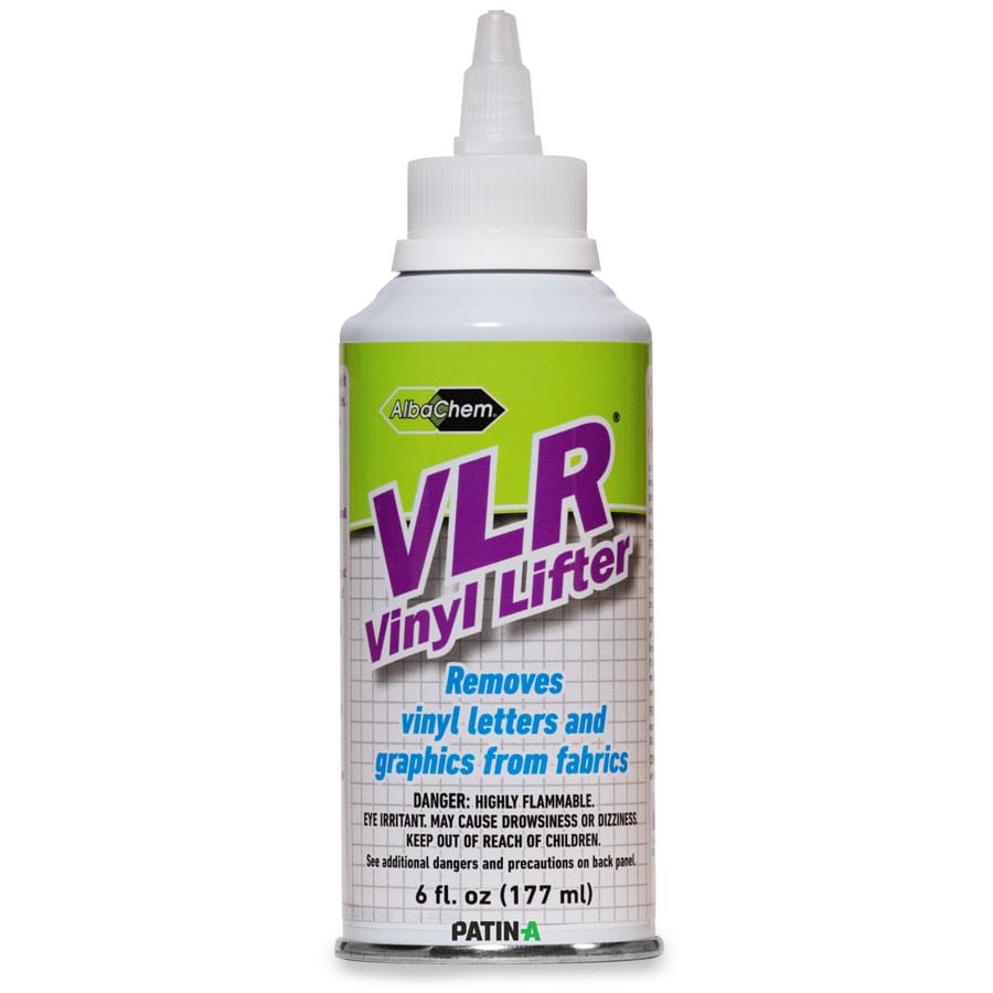 VLR Folienentferner entfernt fast alle Transferfolien und Transfer-Etiketten von der Kleidung. Der ist schnell trocknend und nach dem Trocknen geruchlos.