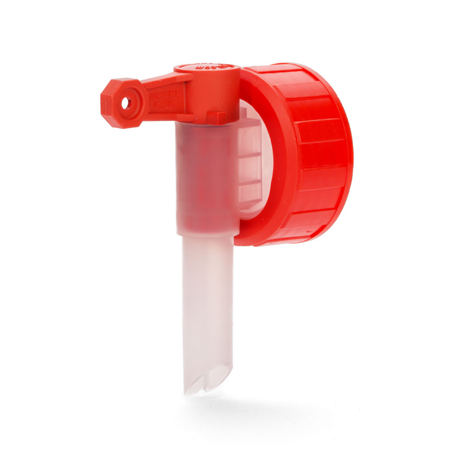 Robinet verseur pour bidon DIN45 Robinet verseur rouge pour bidon PATIN-A DIN45