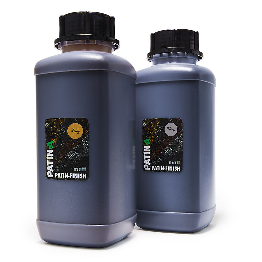 PATIN-FINISH mat or 1000 ml Finition matifiante PATIN-FINISH mat or en grands flacons de 1000 ml