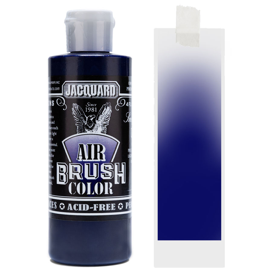 Jacquard Airbrush Sneaker Opaque 455 Navy Flasche Jacquard Airbrush Color Sneaker Opaque 455 Navy mit Farbmuster