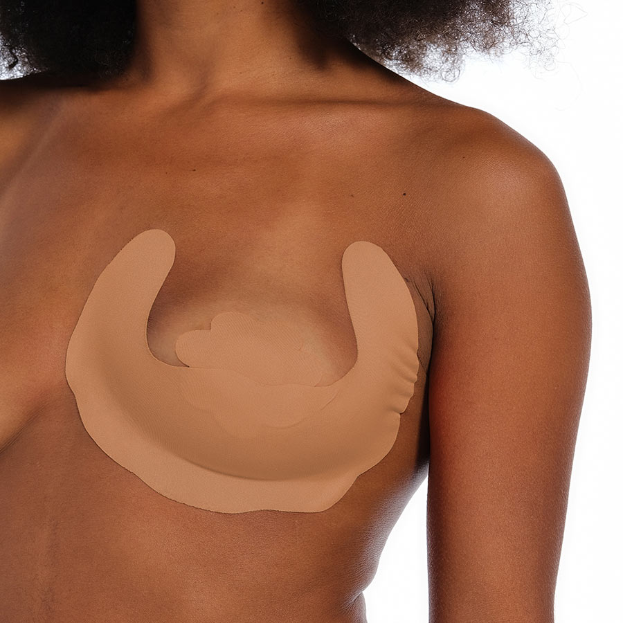 Magic Bodyfashion Freedom Form Adhesive Support Freedom Form adhesive strip in Mocha under the bust for support without a bra