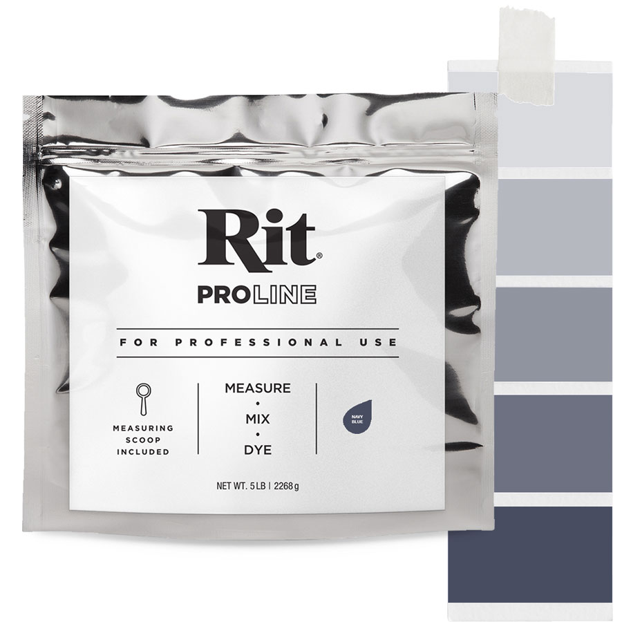 Rit ProLine Navy Blue 2267 g Beutel Rit ProLine Universal-Textilfarbe Navy Blue 2267 g mit Farbverlauf