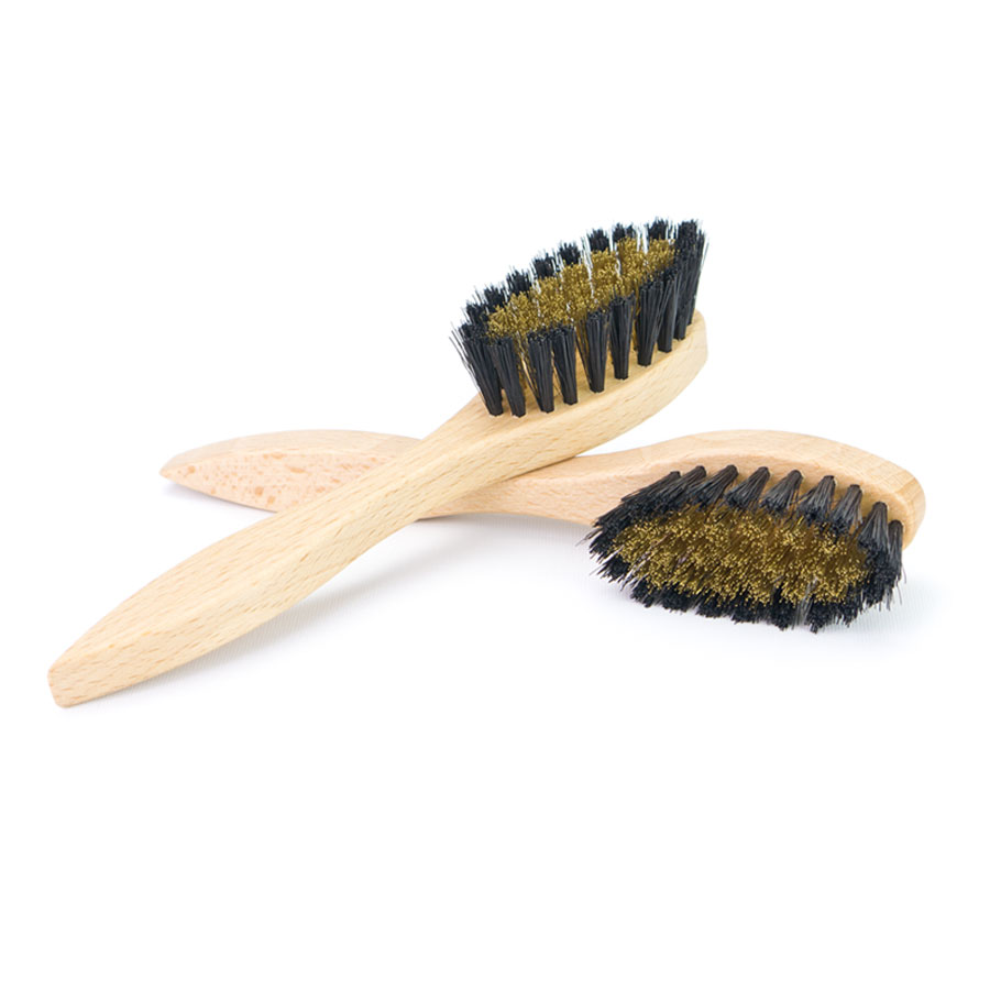 Wildlederbürste Redecker Zwei Redecker Wildlederbürsten mit Stiel