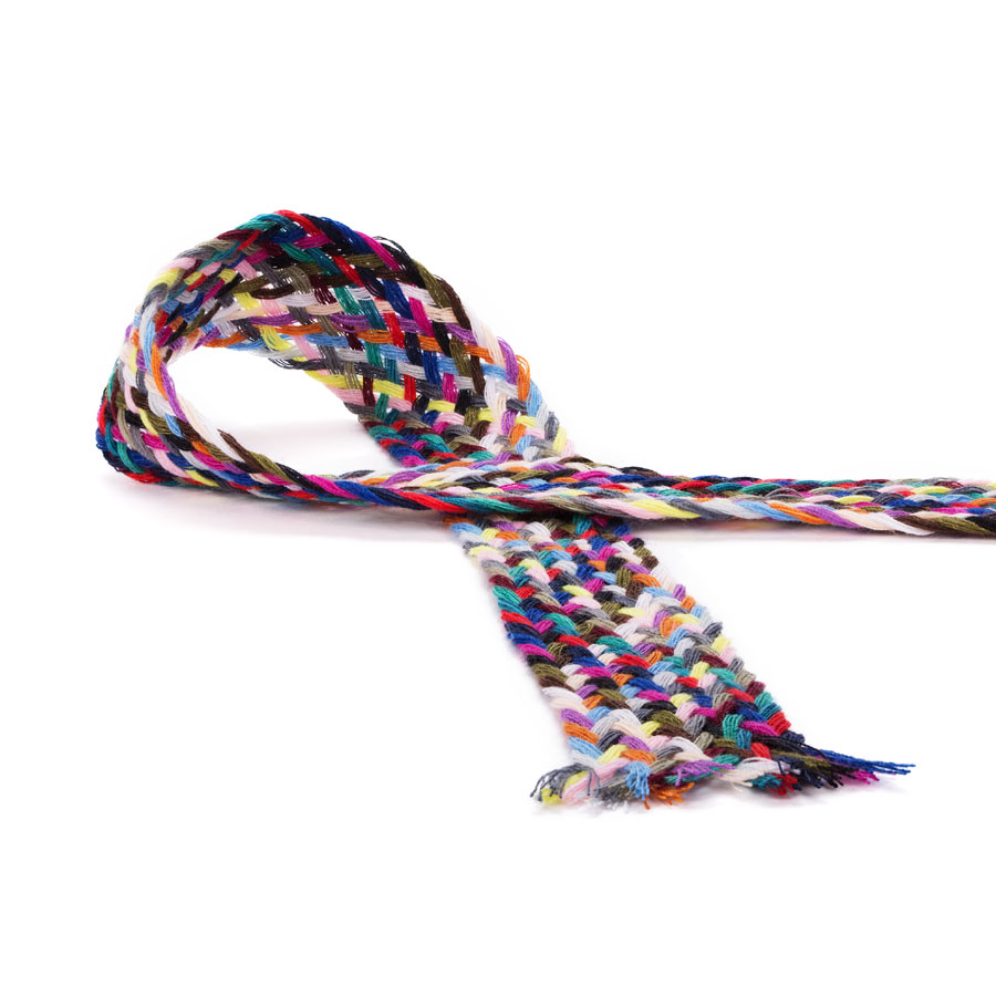 Fil Tressé Multicolore En Coton - 264 Brins De 72 Cm Pour Couture DIY, Broderie Et Travaux Manuels Créatifs - 6