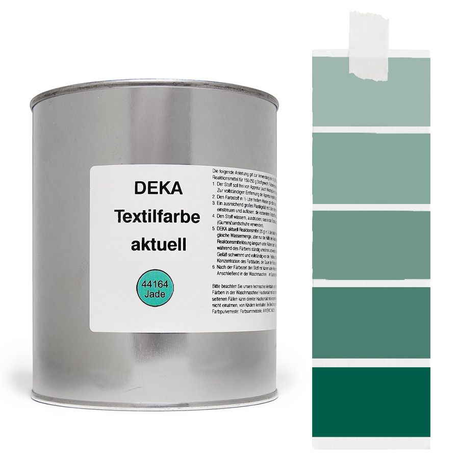 DEKA aktuell Jade 500 g Dose DEKA aktuell Textilfarbe Jade 500 g mit Farbverlauf