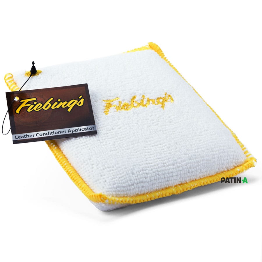 Fiebing’s Leather Conditioner Applicator zum Auftragen von Pflegeprodukten und zur Reinigung von Lederartikeln mit Sattelseife.