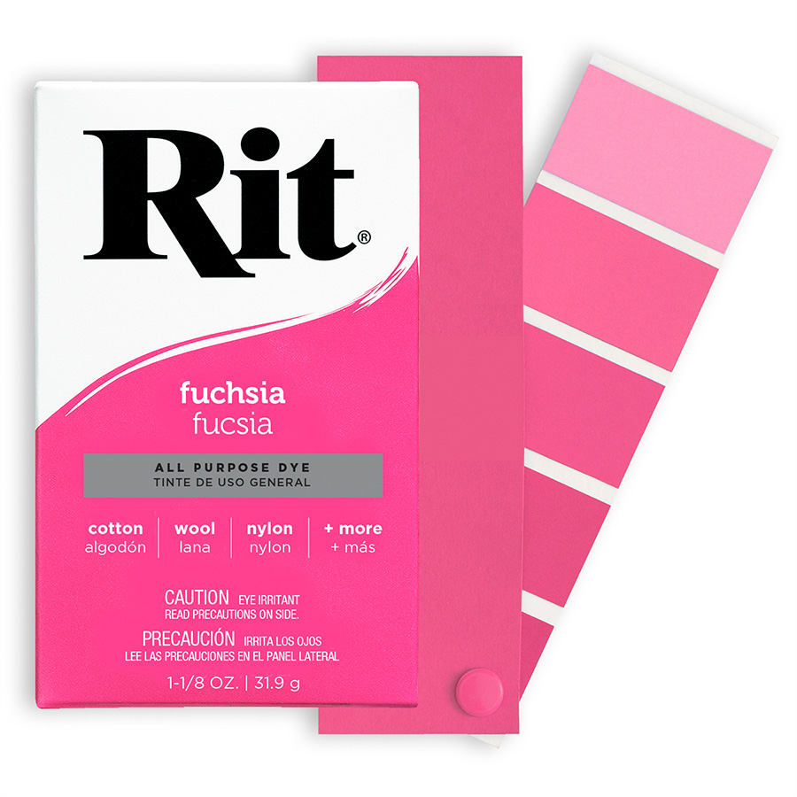 Rit All-Purpose Dye Fuchsia Schachtel Rit All-Purpose Dye Pulver Fuchsia 31,9 g mit Farbverlauf