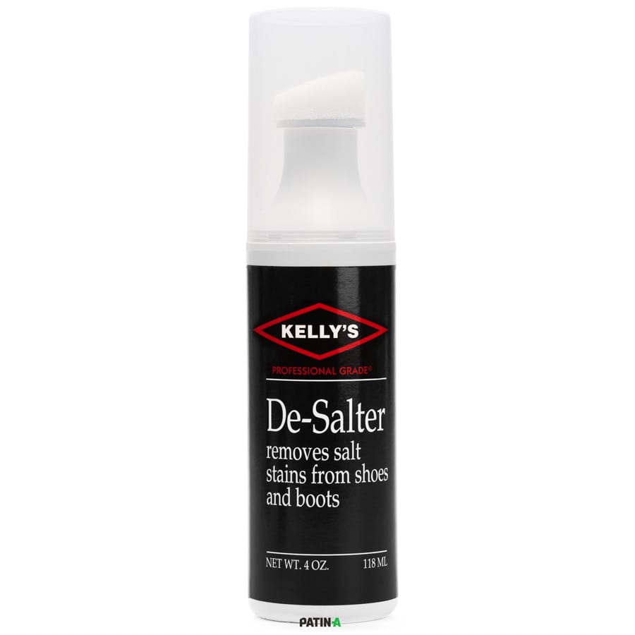 mit dem Kelly's De-Salter Salzränder sollten grundsätzlich umgehend entfernt werden, da das Salz Leder nachhaltig schädigt.