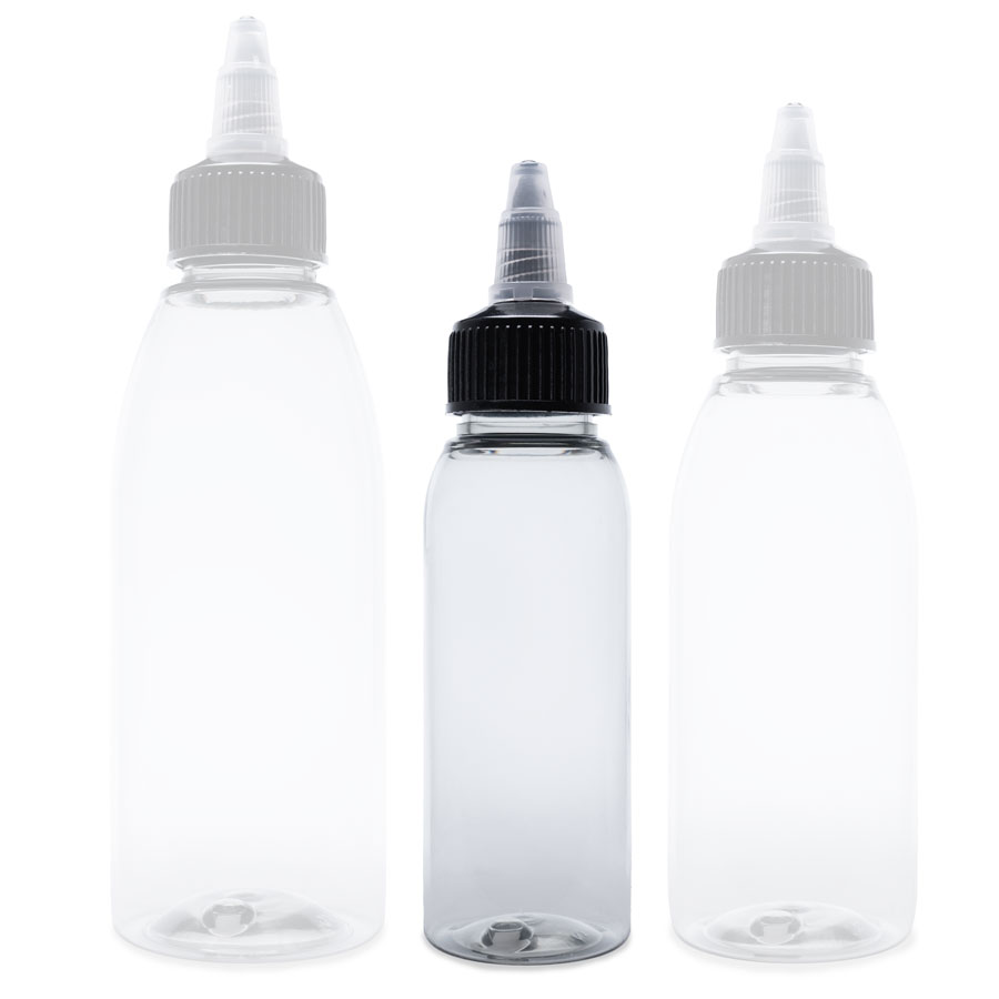 Die PATIN-A Dosierflasche ist eine kleine, superpraktische wiederverschließbare Flasche mit 60ml, 100ml oder 150ml Füllmenge.