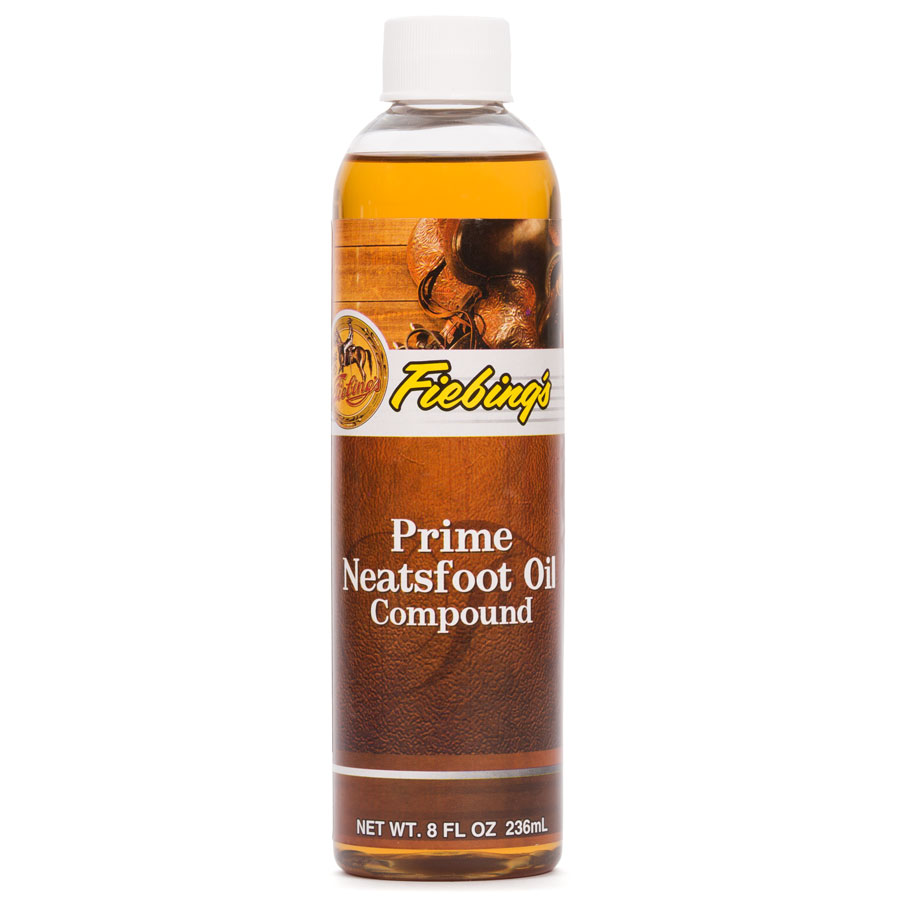 Le composé Prime Neatsfoot Oil Compound de Fiebing est une combinaison d'huile de pied de bœuf de haute qualité et d'autres huiles pour cuir utiles, naturelles et synthétiques.