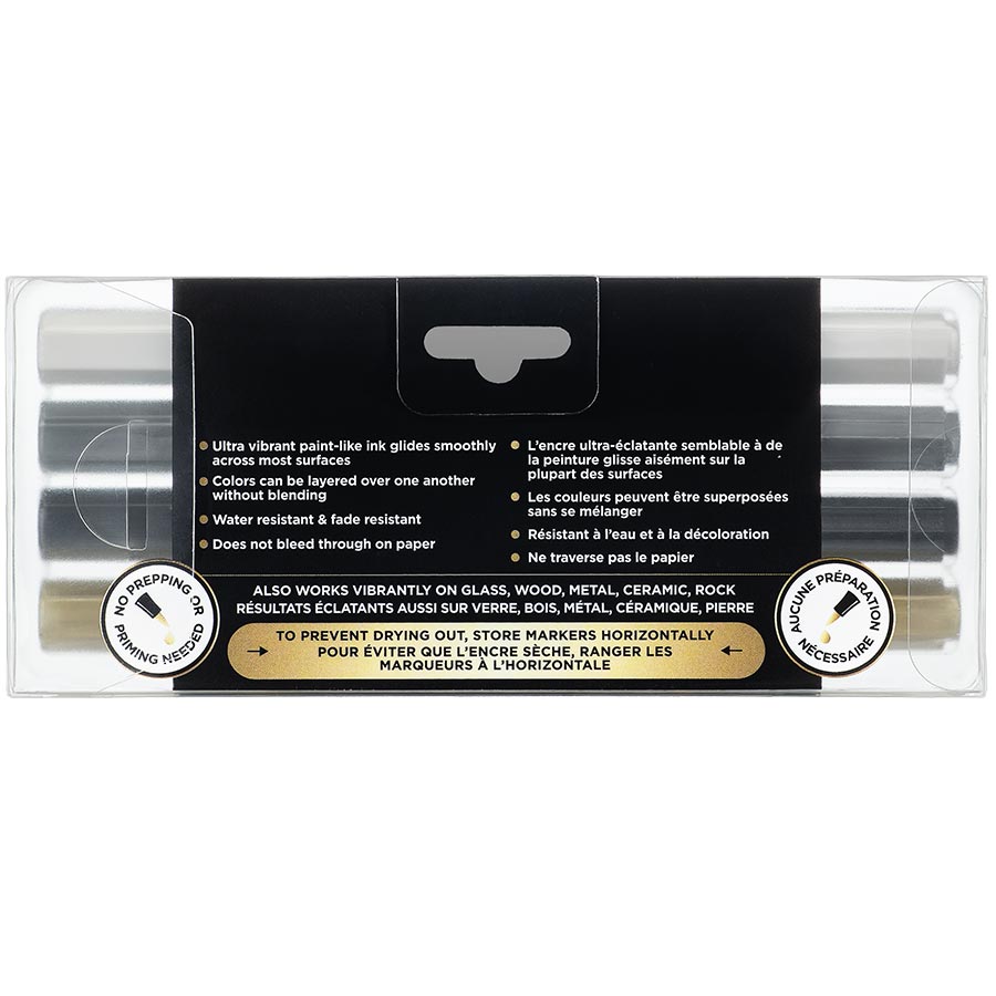 Freeflow Marker Rückseite - Monochrome - Textile Marker  - einzelne Stifte