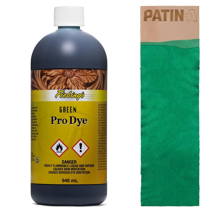 Fiebing’s Pro Dye Lederfarbe ist auf Öl- und Alkoholbasis und gilt in Fachkreisen als beste und hochwertigste Lederfarbe auf dem Markt.