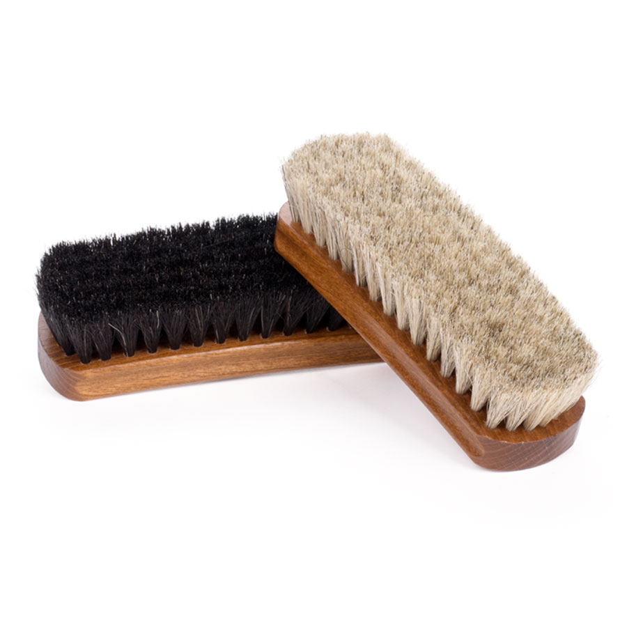 Brosse à lustrer JOMA Deux brosses à lustrer JOMA exclusives claire et foncée