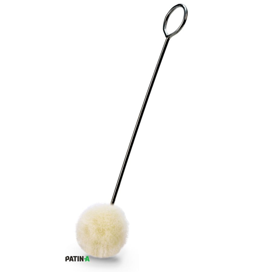 Der Wool-Dauber ist ein Wollpinsel zum Auftragen von Lederfarbe und Finish.