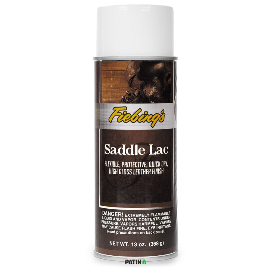 Fiebing's Saddle Lac ist ein klares, schnell trocknendes Lack-Finish, welches Sättel gegen Austrocknung und Verschmutzungen durch Witterungseinflüsse schützt.