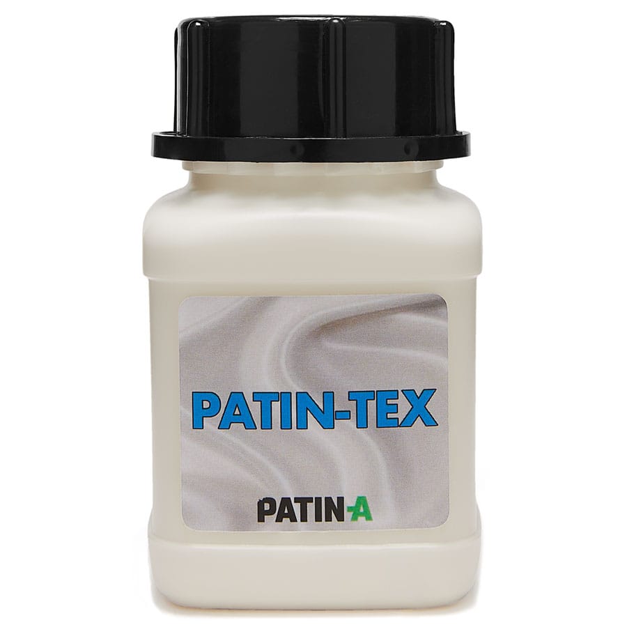 PATIN-TEX is a white liquid that dries to a transparent film.