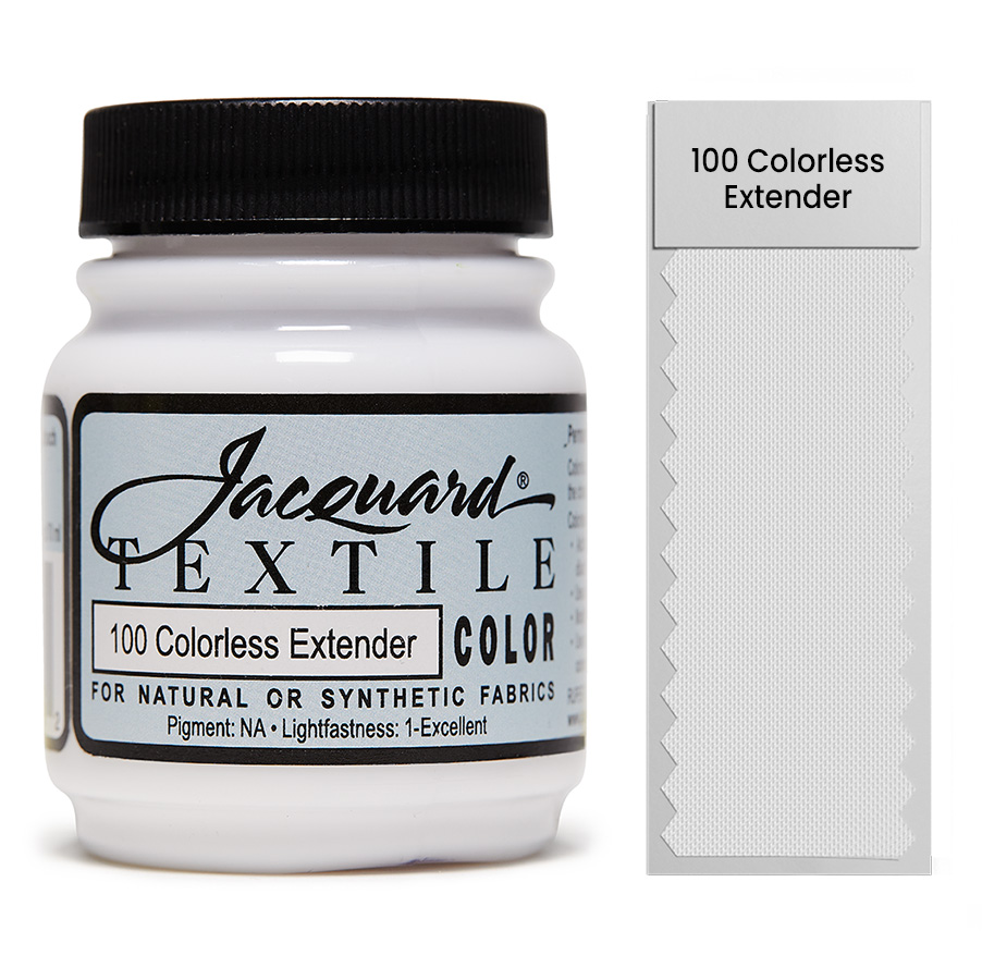 Jacquard Textile Color 100 Colorless Extender 67 ml Dose Jacquard Textile Color 100 Colorless Extender 67 ml mit Farbaufstrich, Stoffmalfarbe