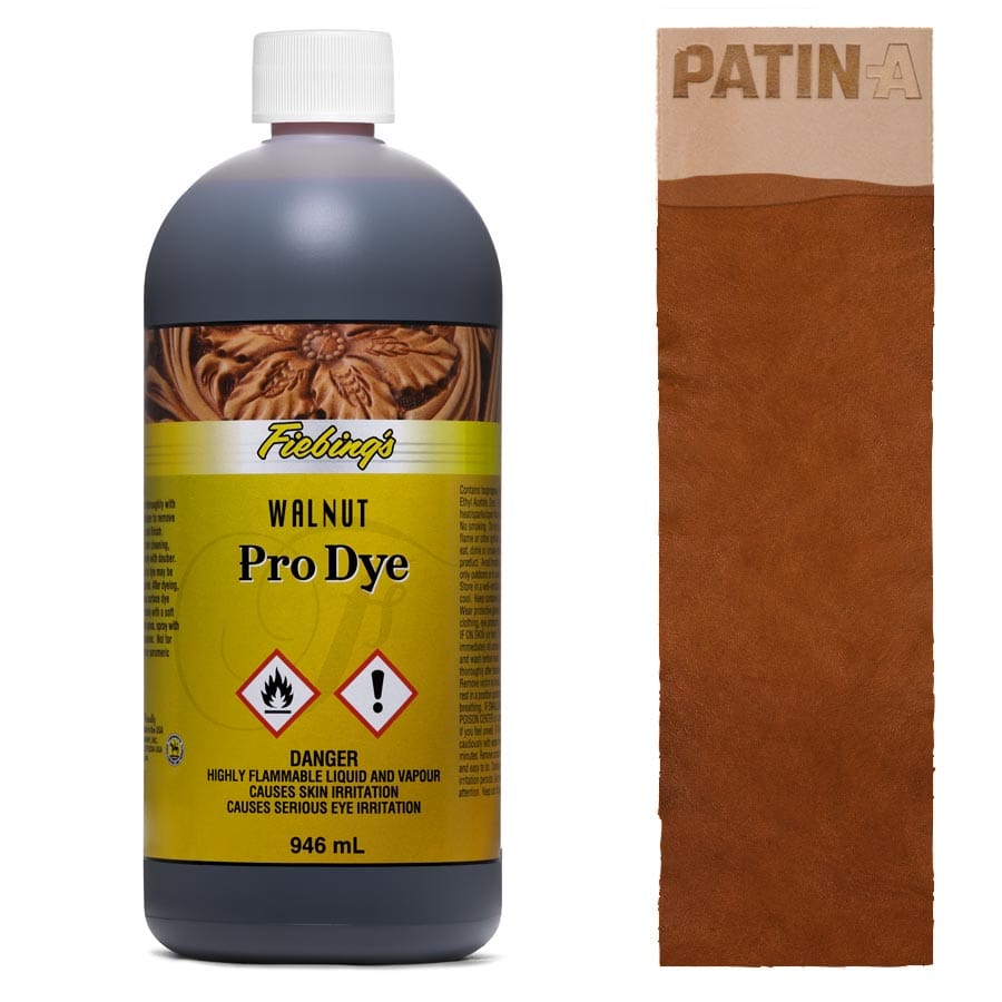 Fiebing’s Pro Dye Lederfarbe ist auf Öl- und Alkoholbasis und gilt in Fachkreisen als beste und hochwertigste Lederfarbe auf dem Markt.