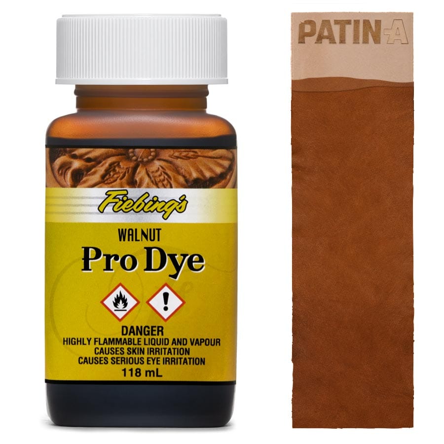 Fiebing’s Pro Dye Lederfarbe ist auf Öl- und Alkoholbasis und gilt in Fachkreisen als beste und hochwertigste Lederfarbe auf dem Markt.