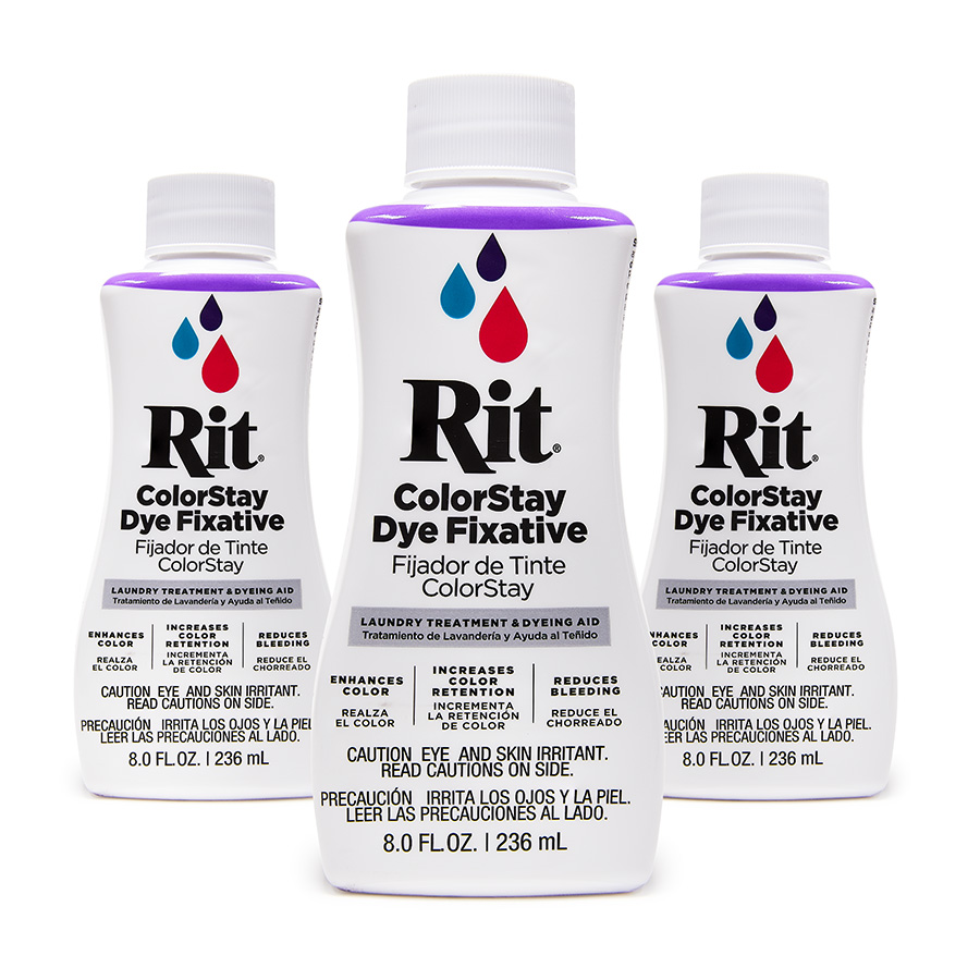 Rit ColorStay drei Flaschen Drei Flaschen Rit ColorStay Textilfarbenfixierer