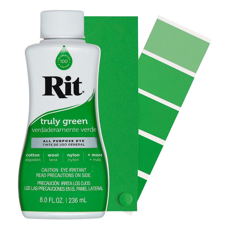 Rit All-Purpose Dye Truly Green 236 ml Flasche Rit All-Purpose Dye flüssig Truly Green 236 ml mit Farbverlauf