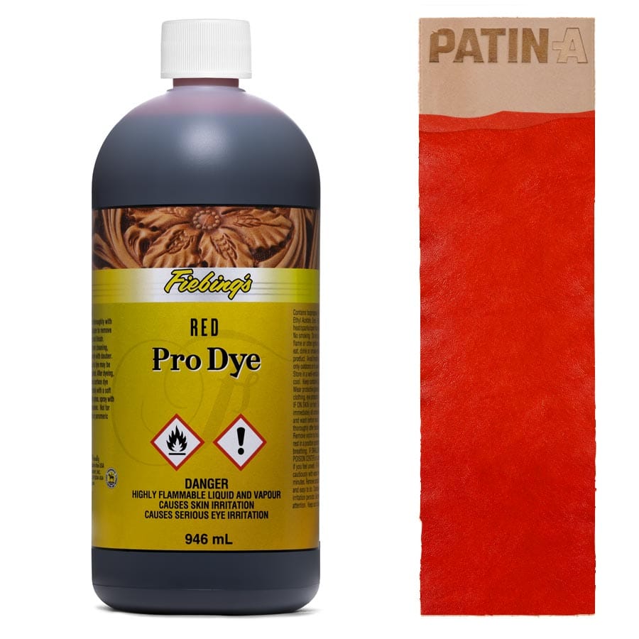Fiebing’s Pro Dye Lederfarbe ist auf Öl- und Alkoholbasis und gilt in Fachkreisen als beste und hochwertigste Lederfarbe auf dem Markt.