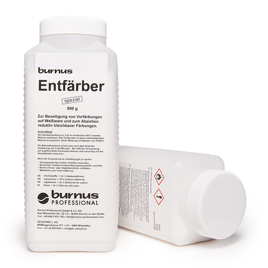 Burnus Entfärber spezial Burnus Entfärber spezial, Profi-Entfärber für Textilien, Produktbild