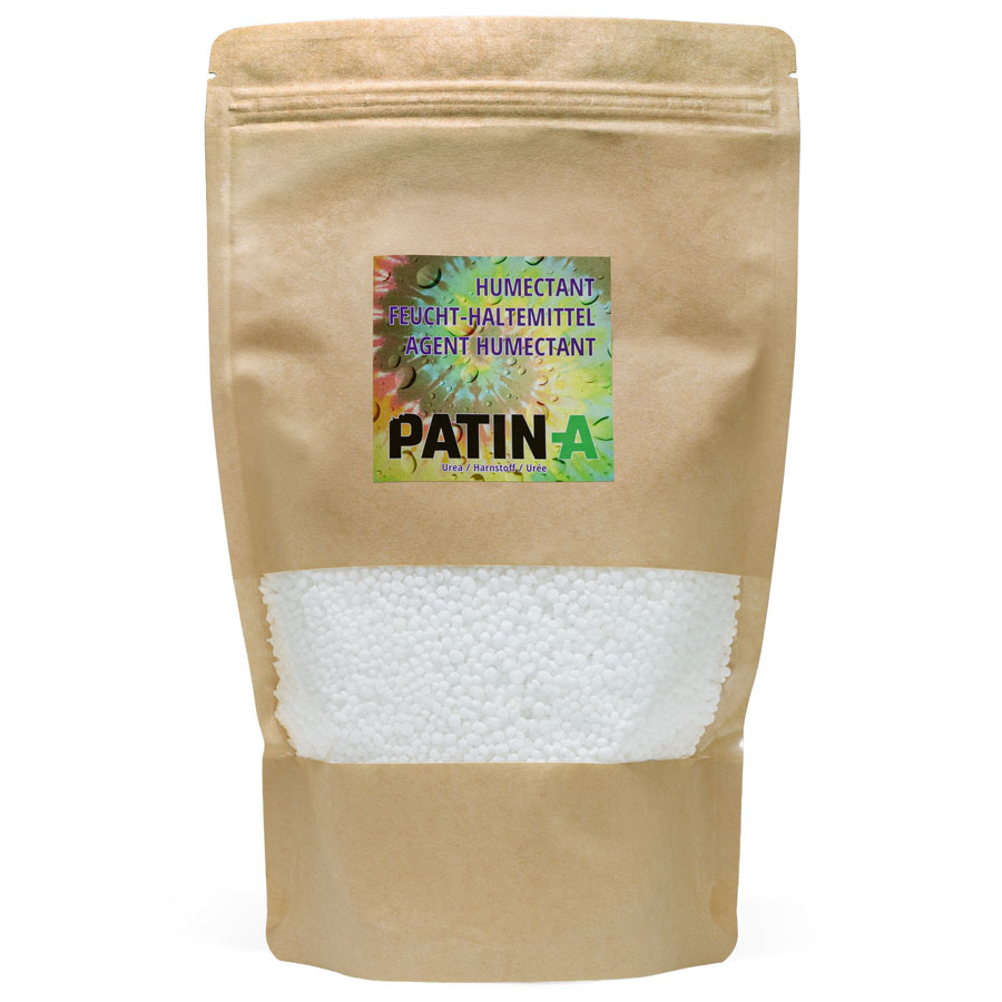 L'urée est un humectant qui maintient le tissu humide plus longtemps pendant le processus de fixation, ce qui permet d'obtenir des couleurs plus profondes et plus lumineuses.