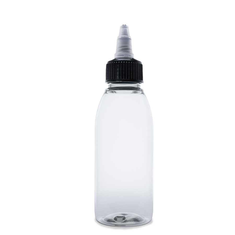 Die PATIN-A Dosierflasche ist eine kleine, superpraktische wiederverschließbare Flasche mit 60ml, 100ml oder 150ml Füllmenge.