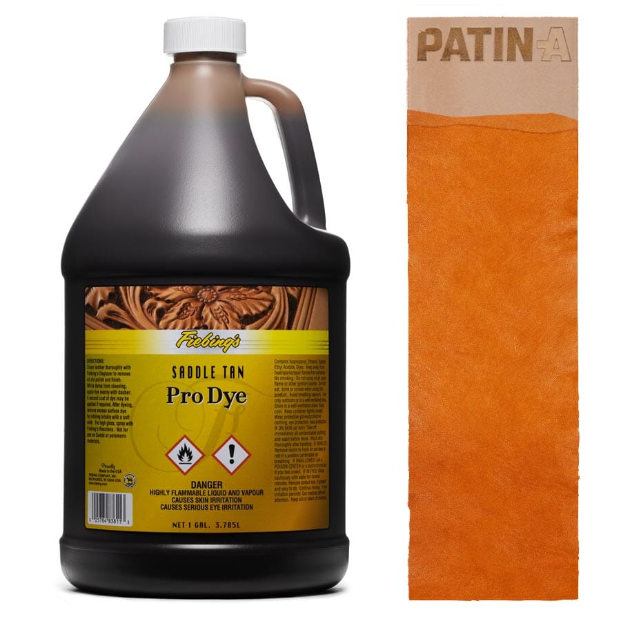 Fiebing’s Pro Dye Lederfarbe ist auf Öl- und Alkoholbasis und gilt in Fachkreisen als beste und hochwertigste Lederfarbe auf dem Markt.